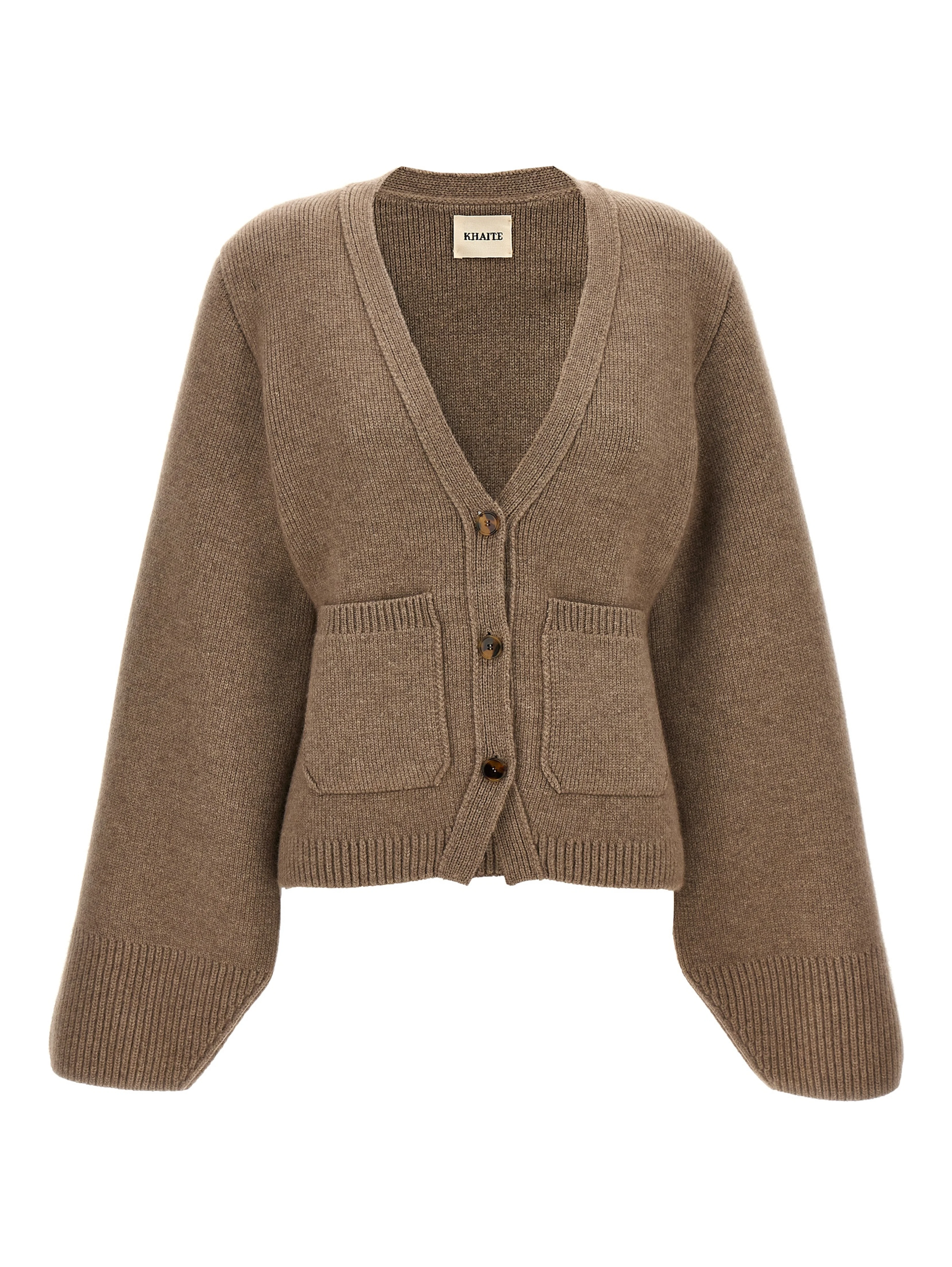 Brown Cashmere Cardigan