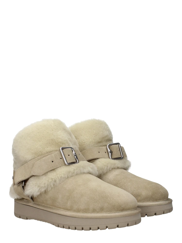 Green Leather Ankle Boots alternative
