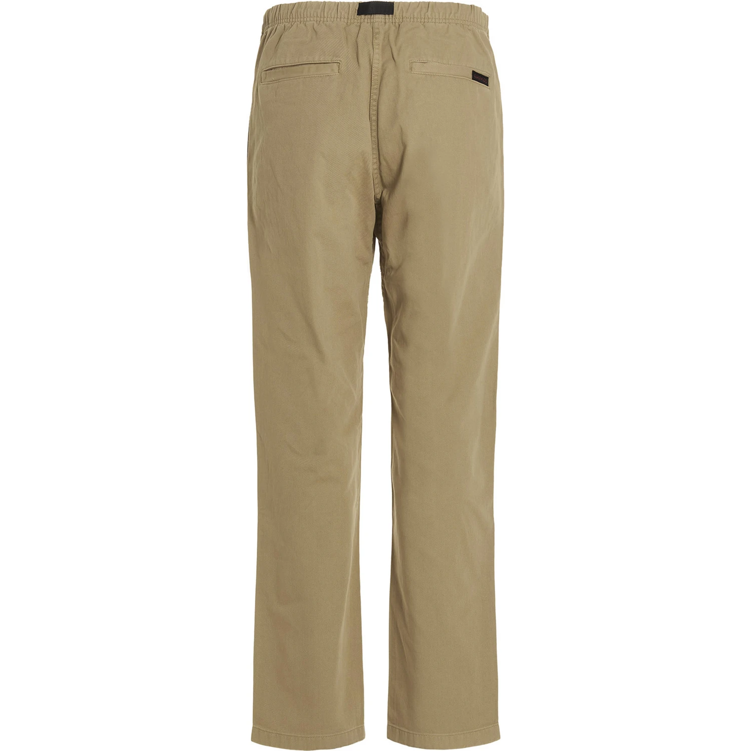 Beige Cotton Casual Pants
