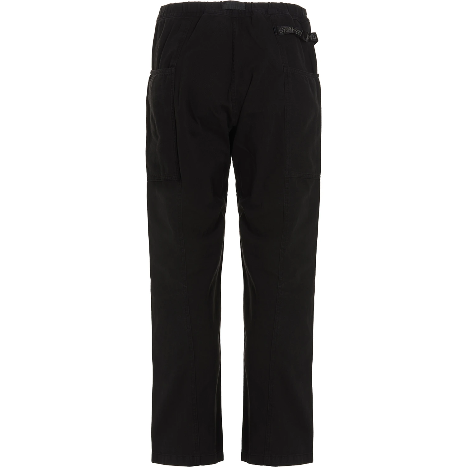 Black Cotton Cargo Pants