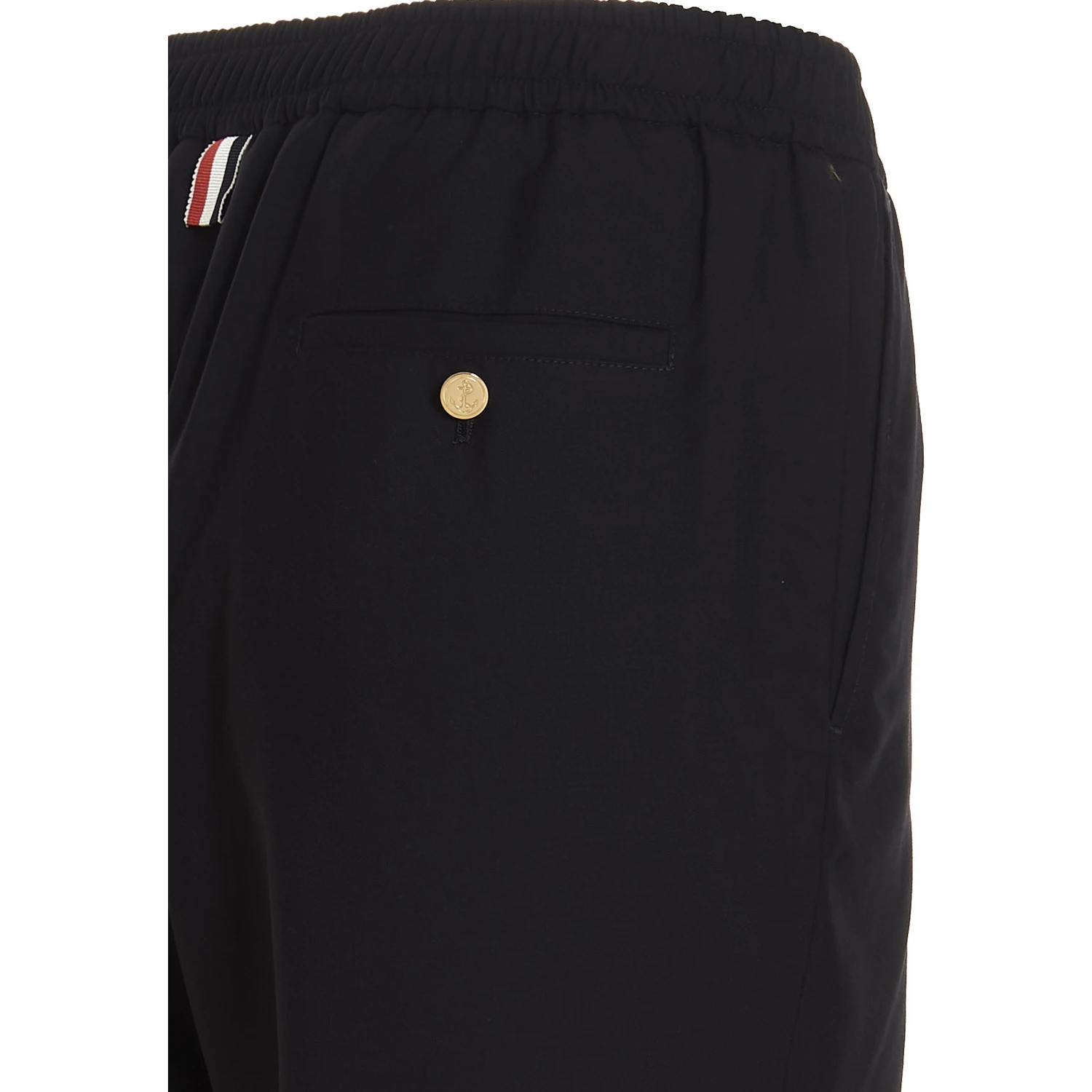 Blue Wool Athletic Pants
