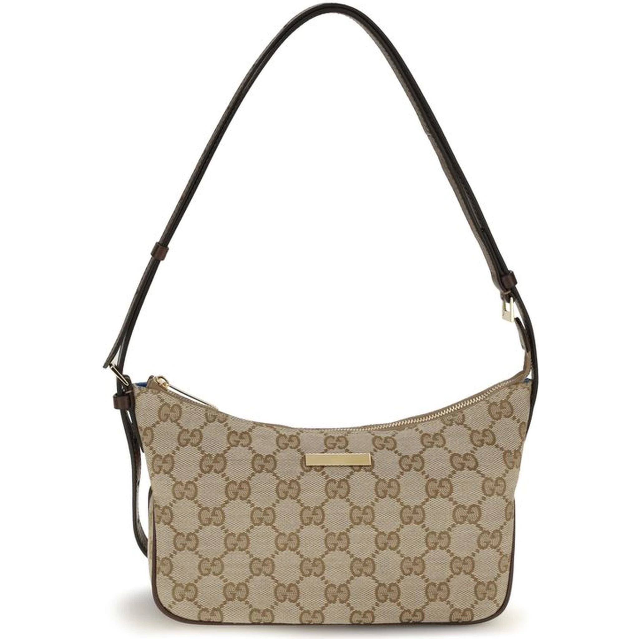 Beige Fabric Handbag