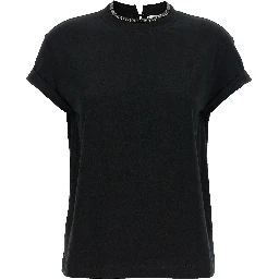 Black Cotton T-Shirt