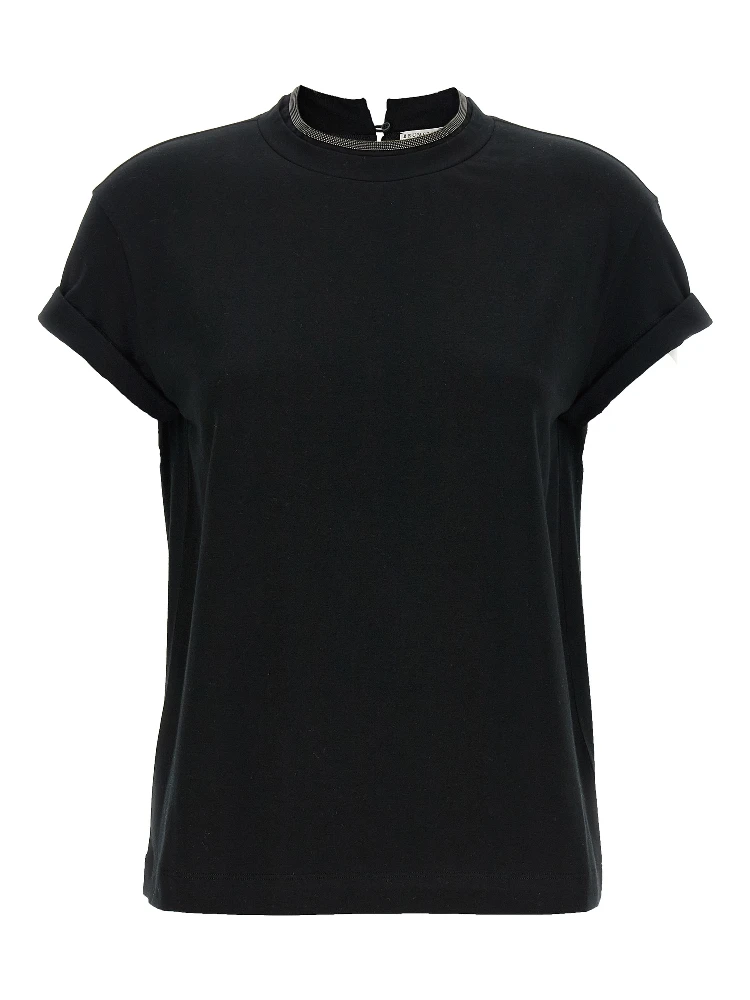 Black Cotton T-Shirt