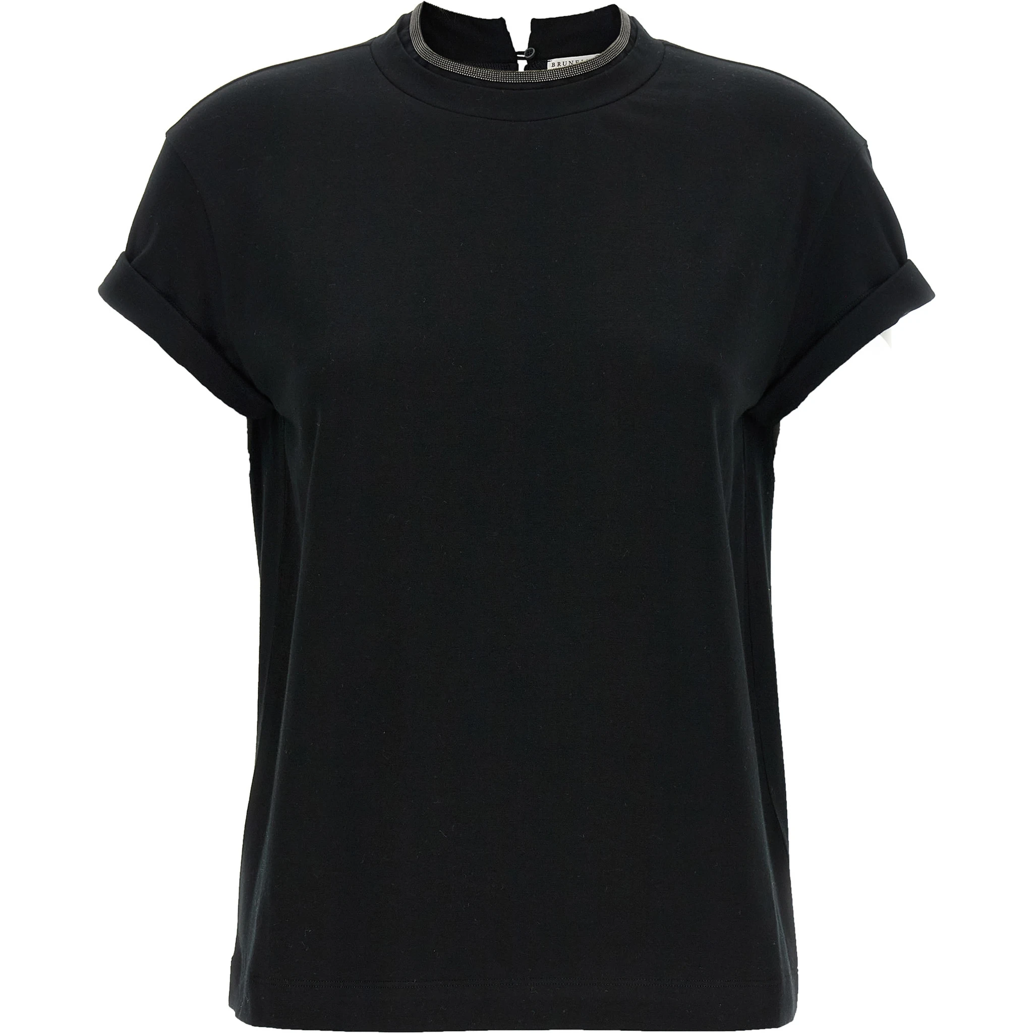 Black Cotton T-Shirt