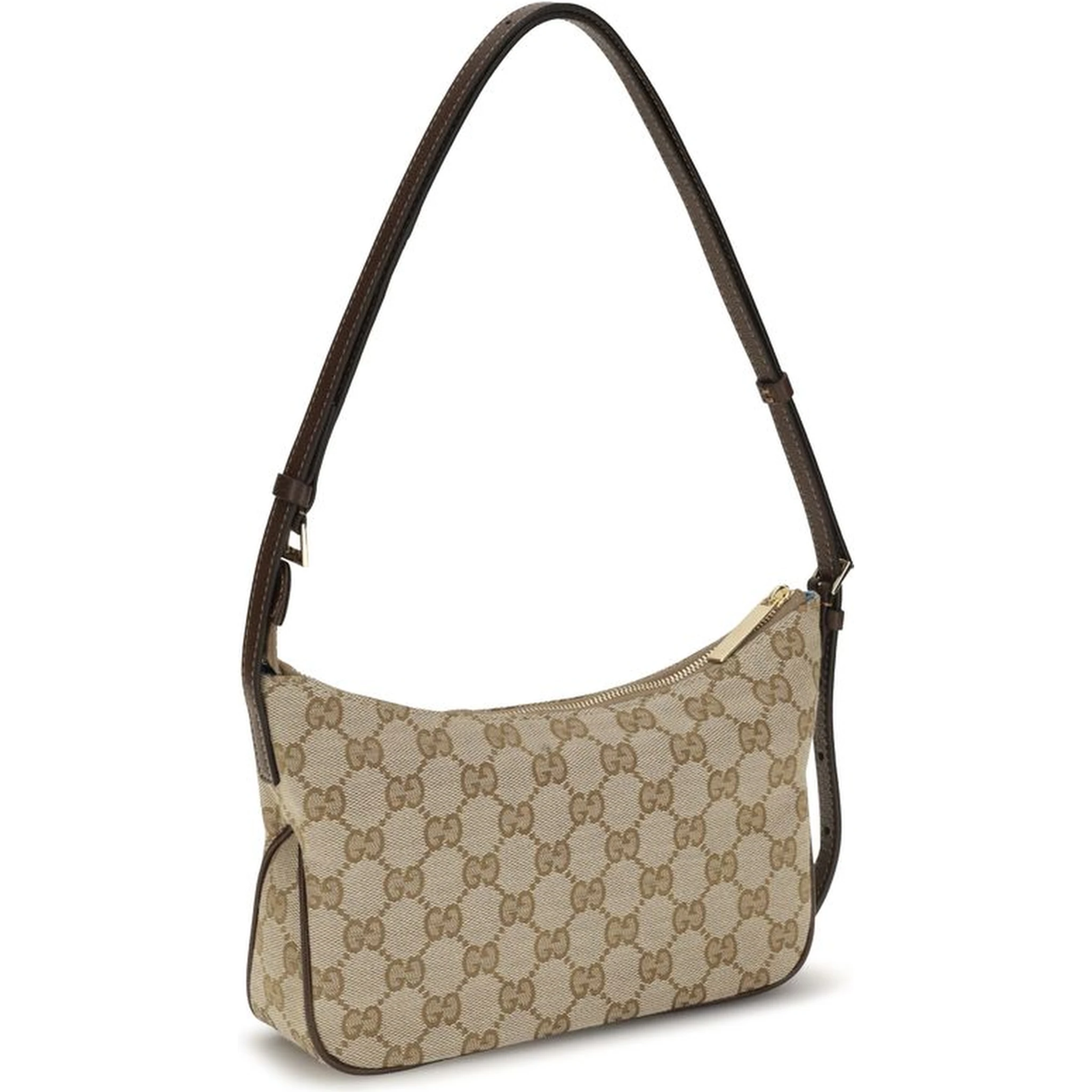 Beige Fabric Handbag