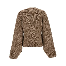 Brown Cashmere Cardigan