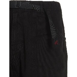 Black Cotton Cargo Pants