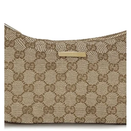 Beige Fabric Handbag