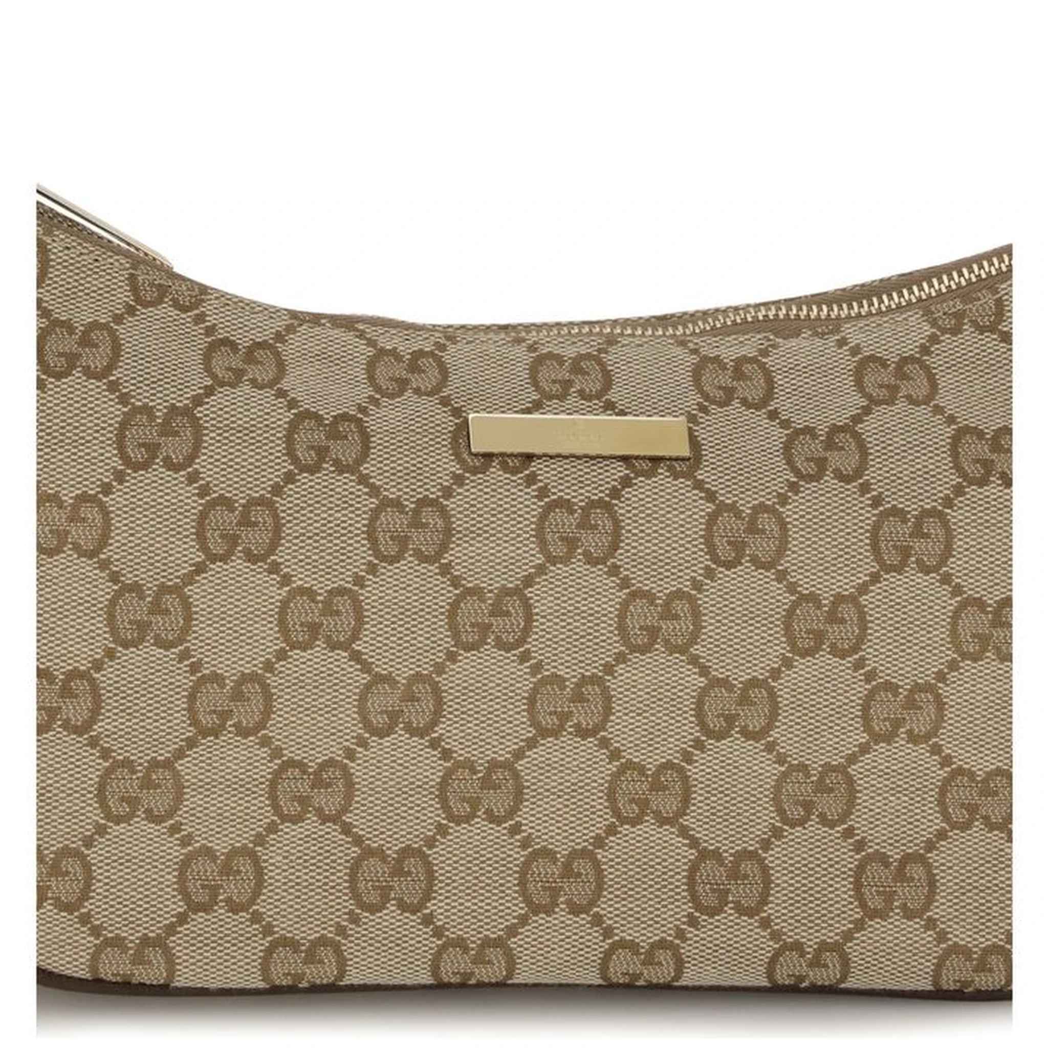 Beige Fabric Handbag