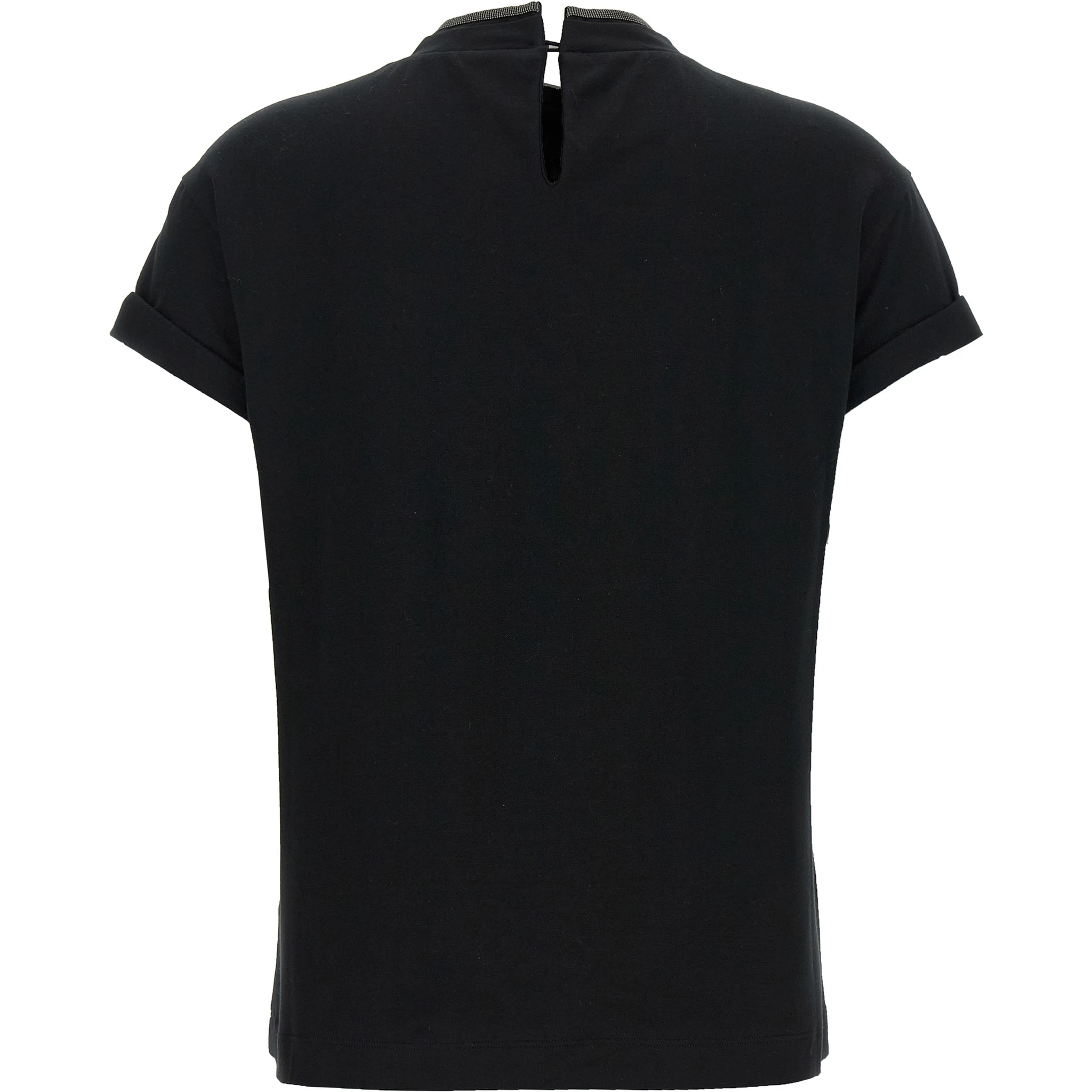 Black Cotton T-Shirt