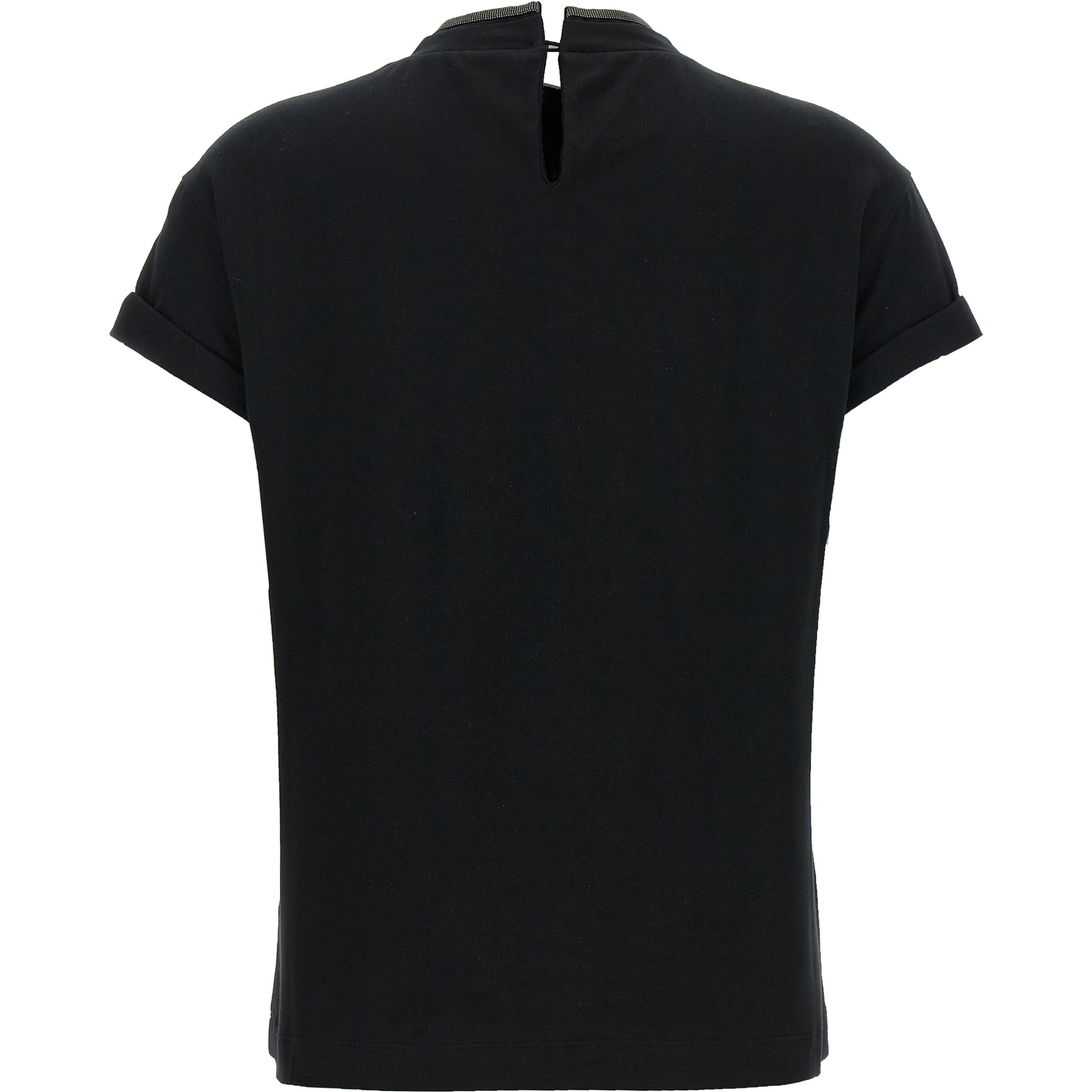 Black Cotton T-Shirt