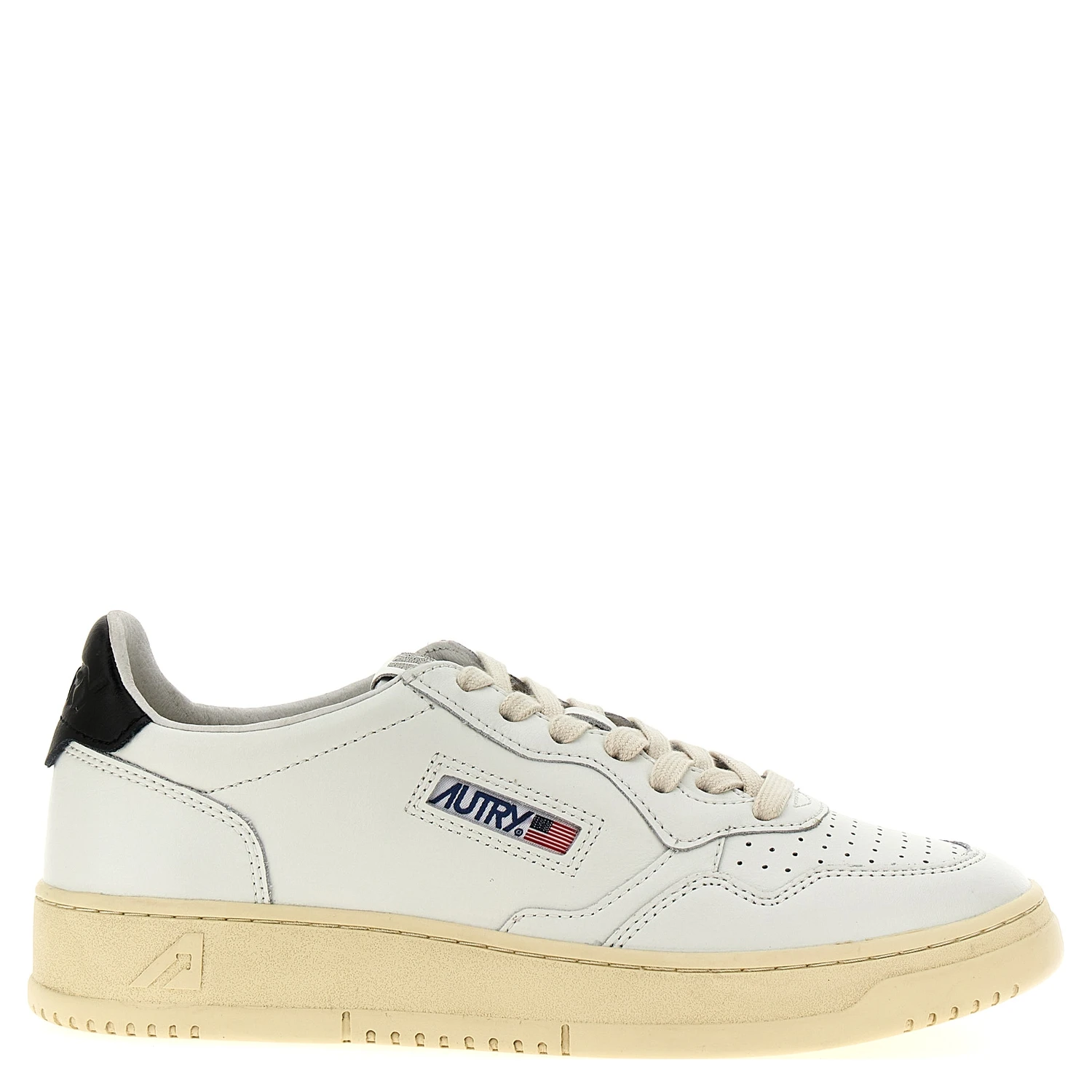Bicolor Calfskin Low Top Sneakers