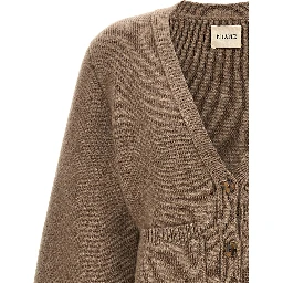 Brown Cashmere Cardigan