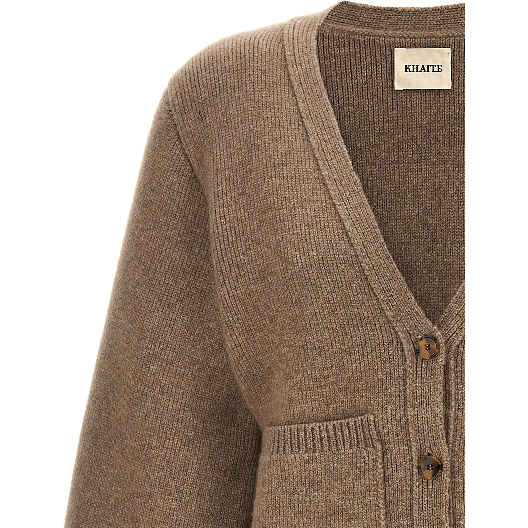 Brown Cashmere Cardigan