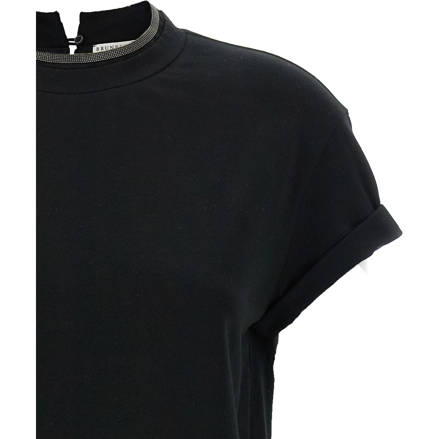 Black Cotton T-Shirt