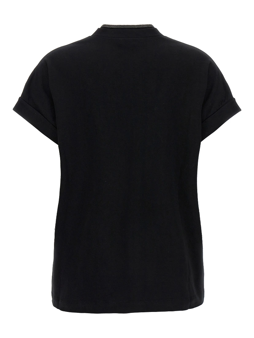 Black Cotton T-Shirt