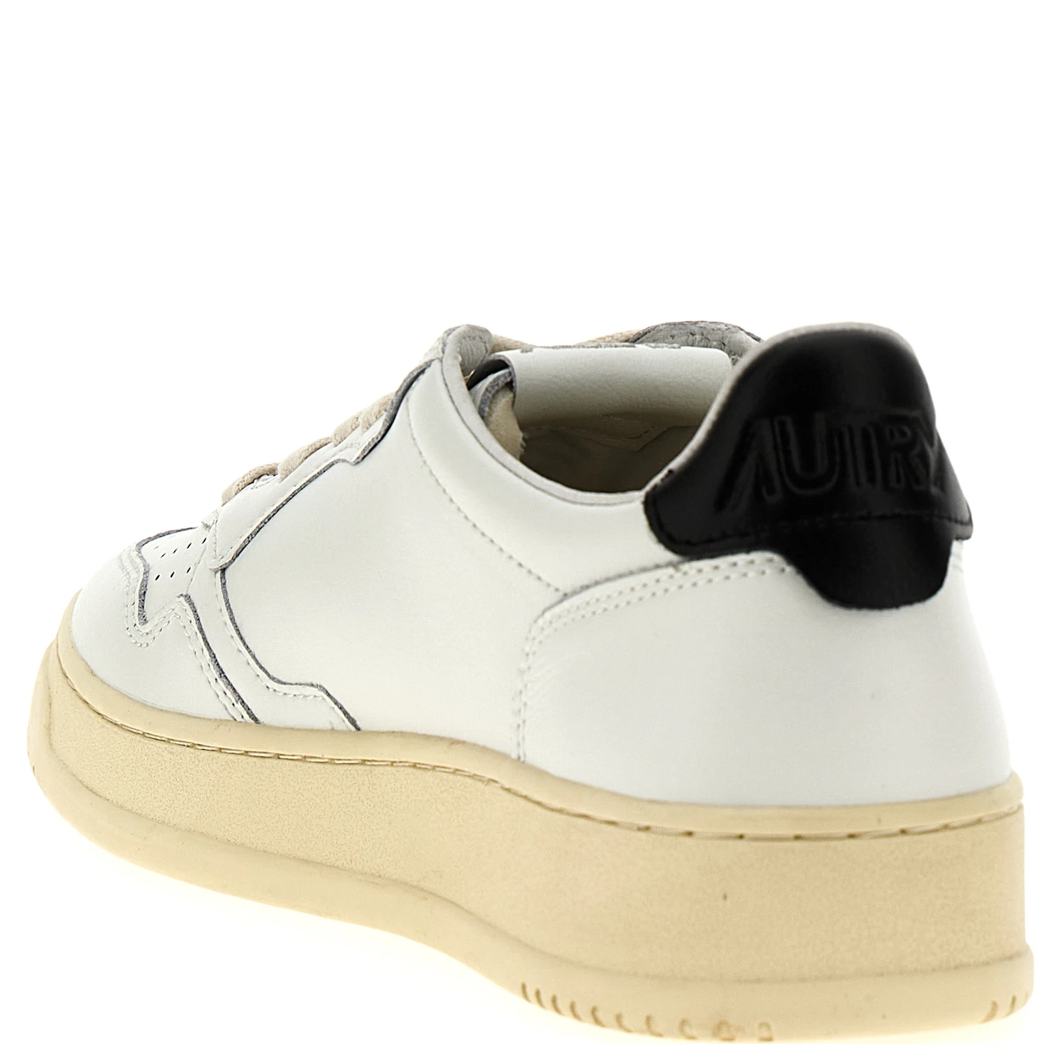 Bicolor Calfskin Low Top Sneakers