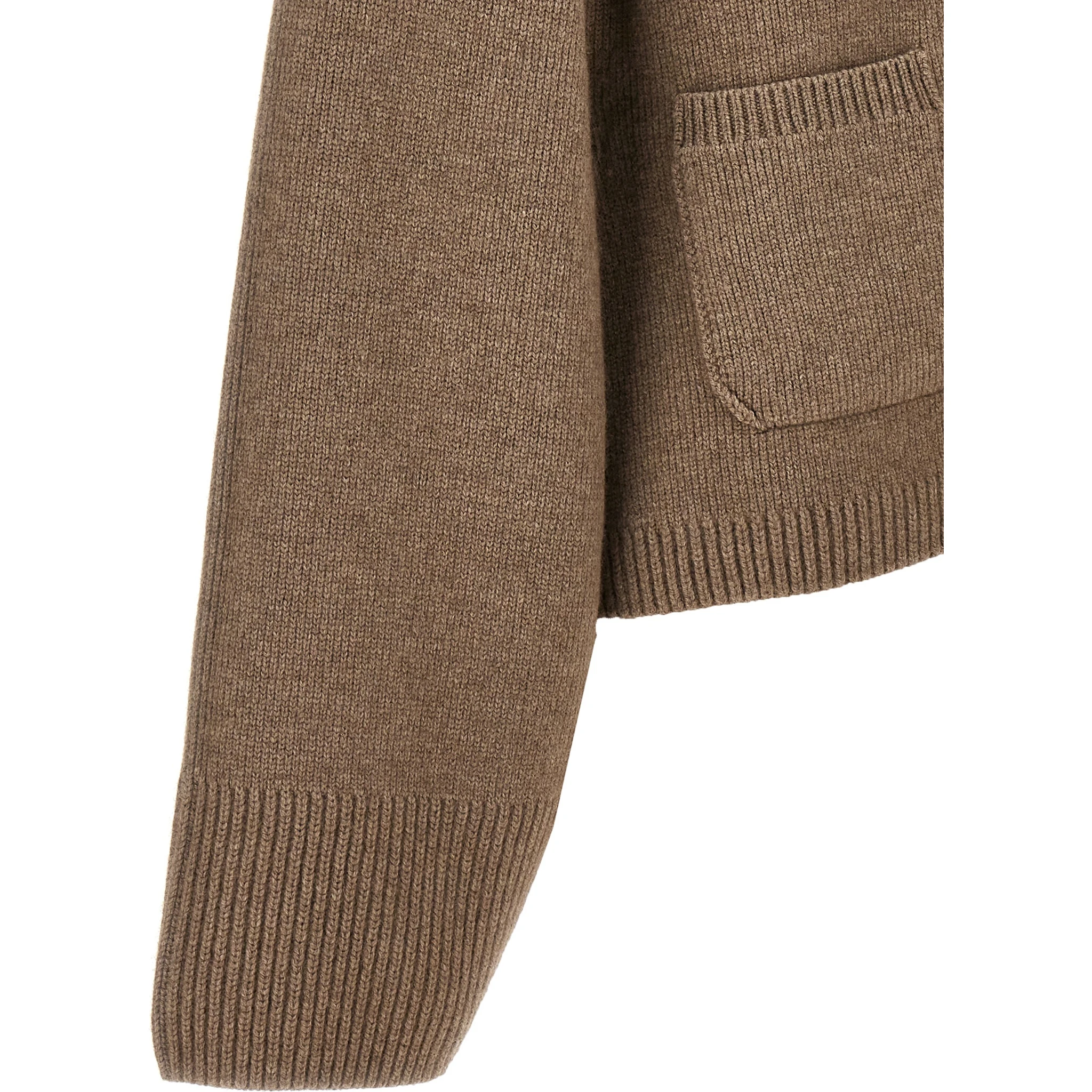 Brown Cashmere Cardigan