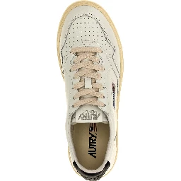 Bicolor Calfskin Low Top Sneakers