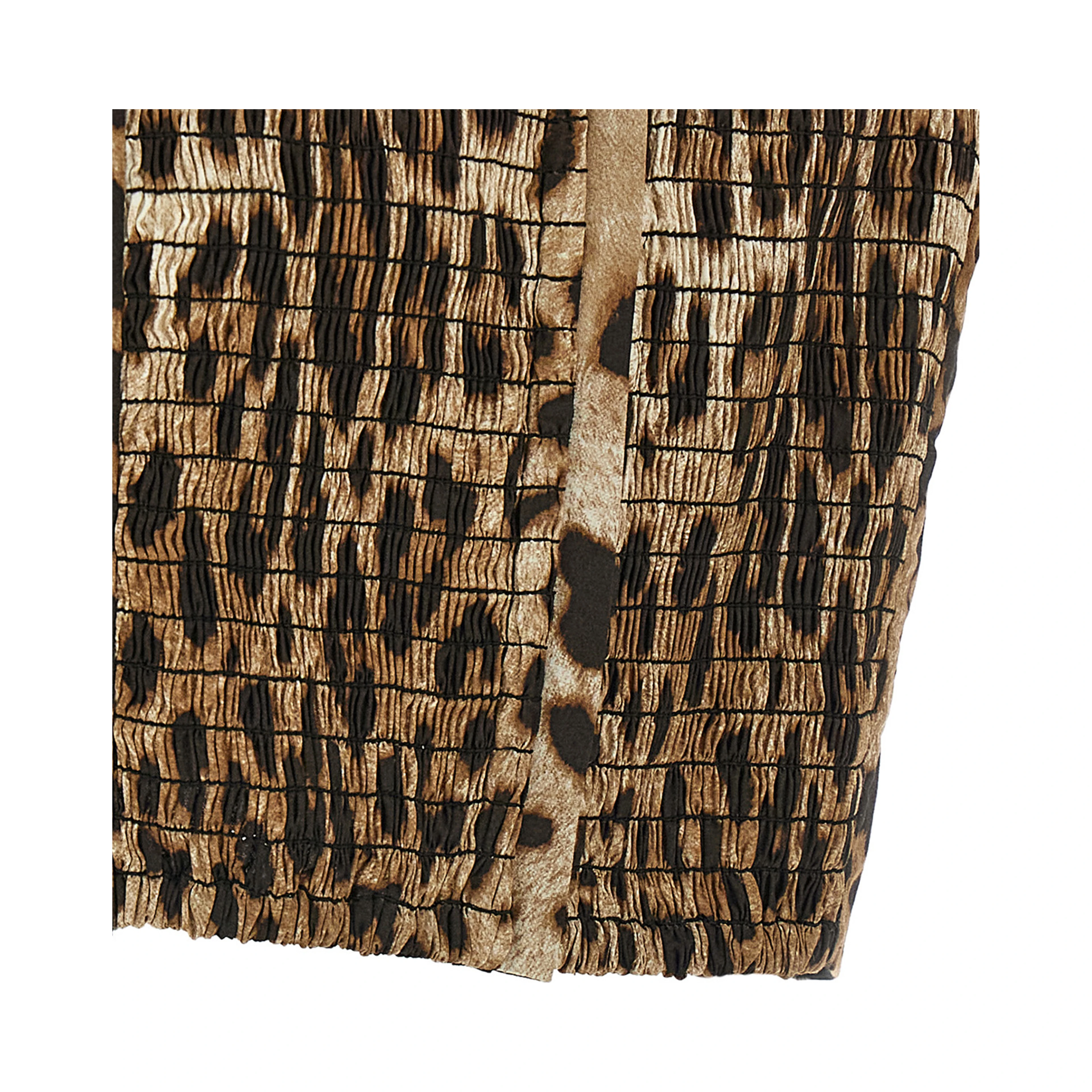 Brown Cotton Blouse