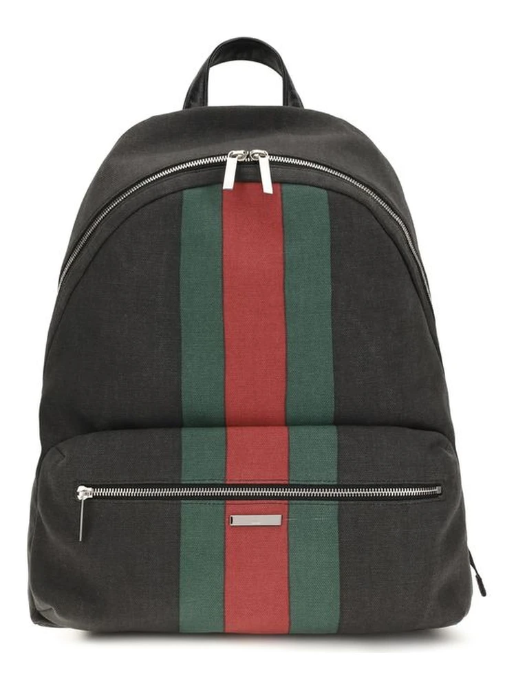 Black Fabric Shoulder Bag