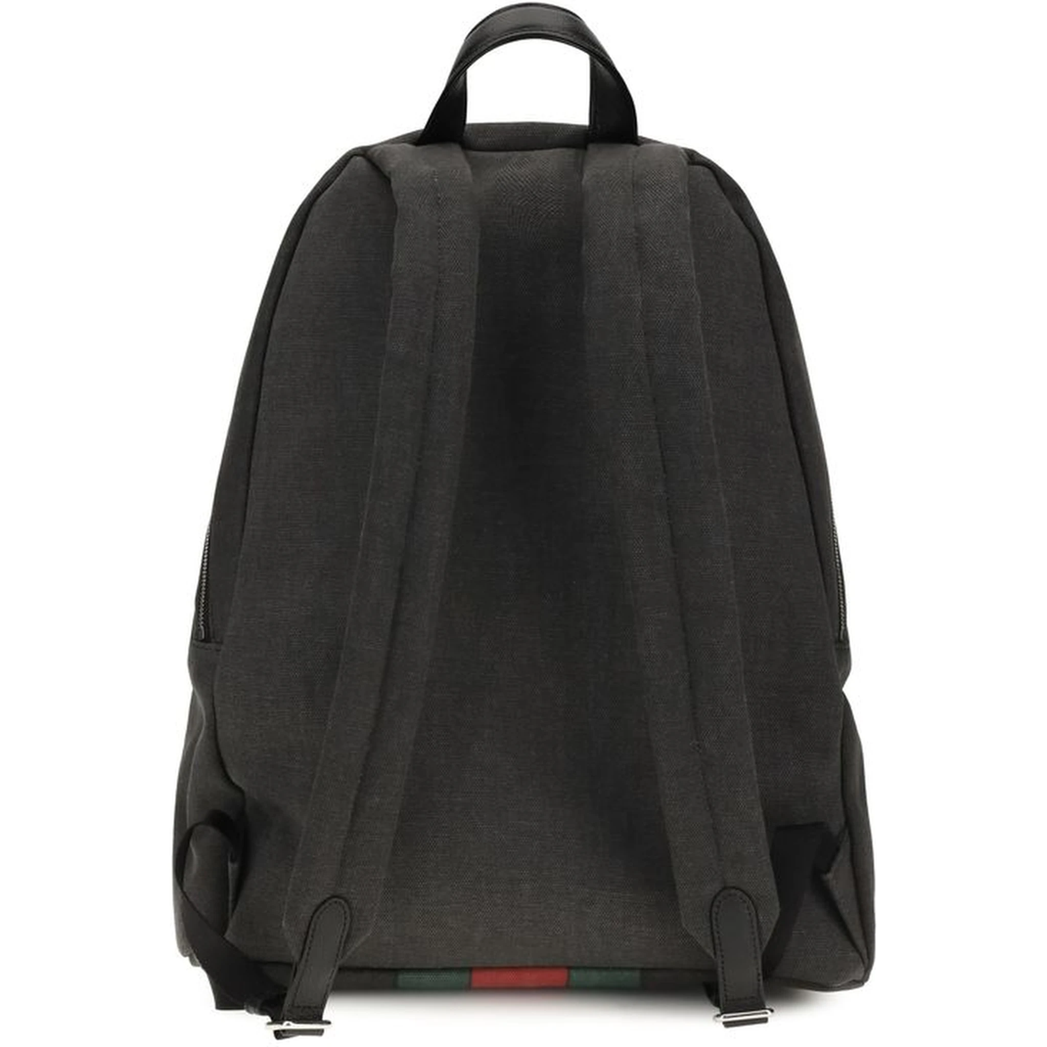 Black Fabric Shoulder Bag