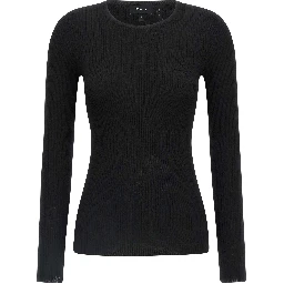 Black Merino Wool Cardigan