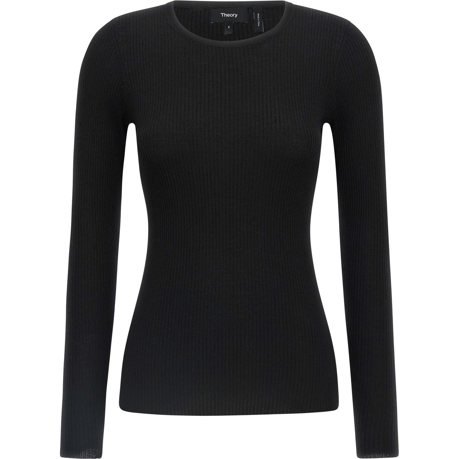 Black Merino Wool Cardigan