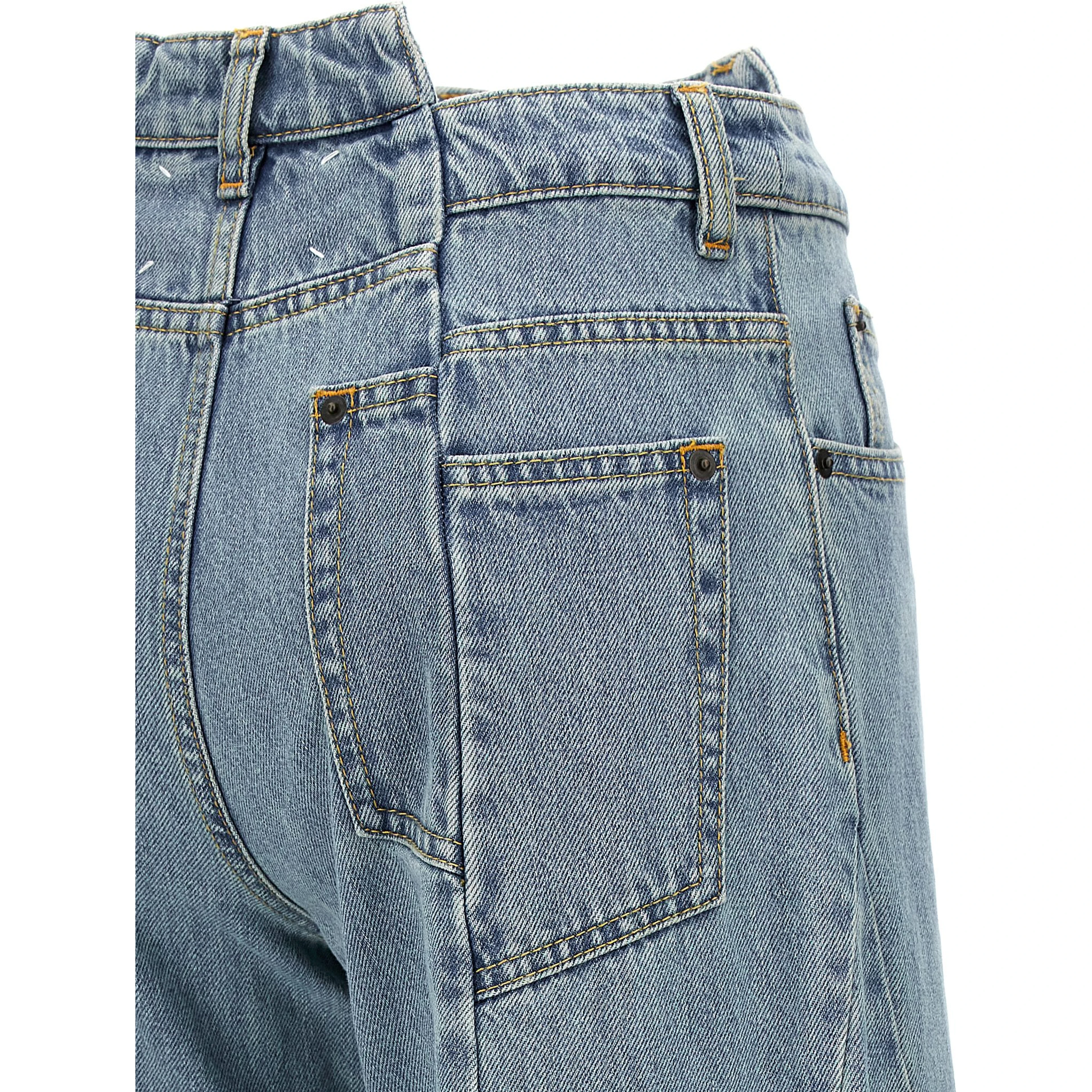 Blue Cotton Jeans Denim