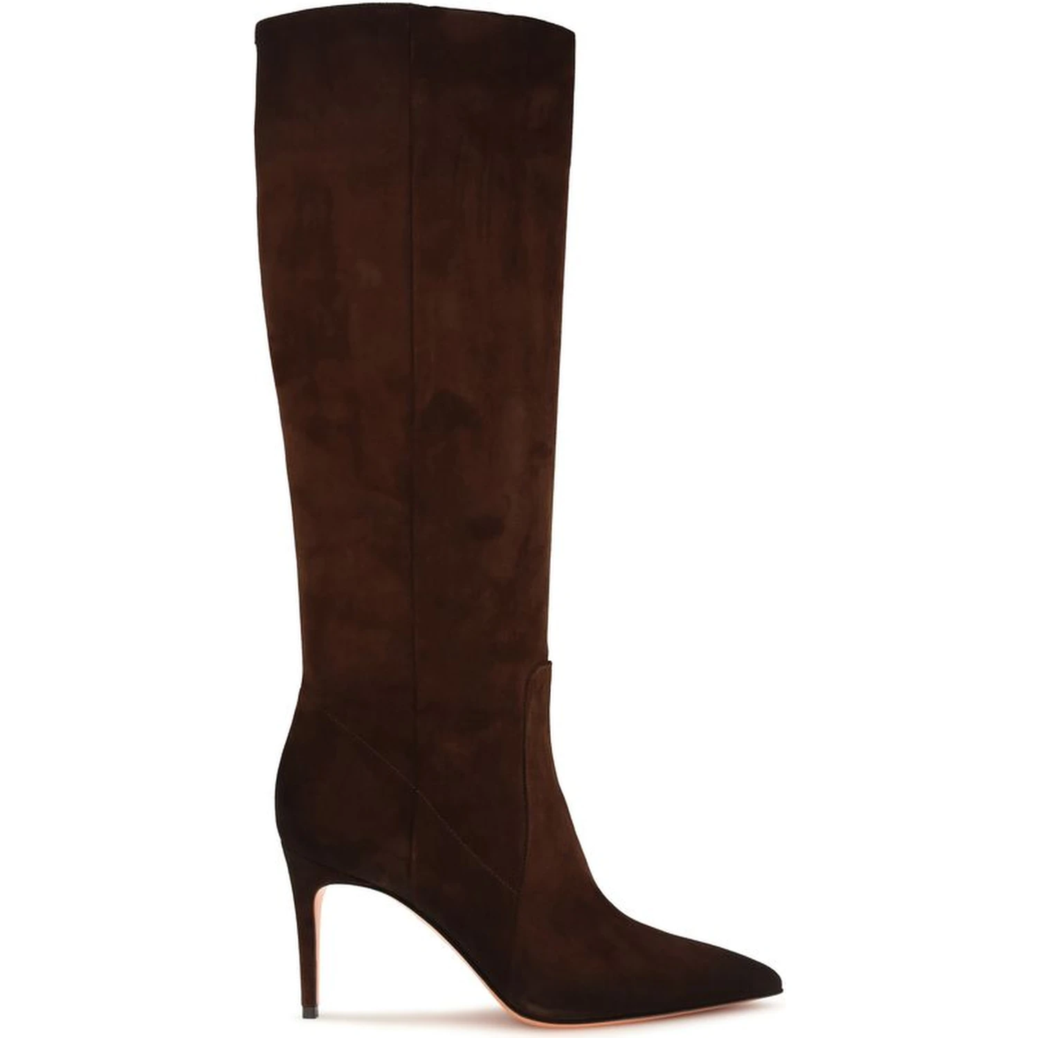 Brown Calf Leather Bos Taurus High Heel Boots