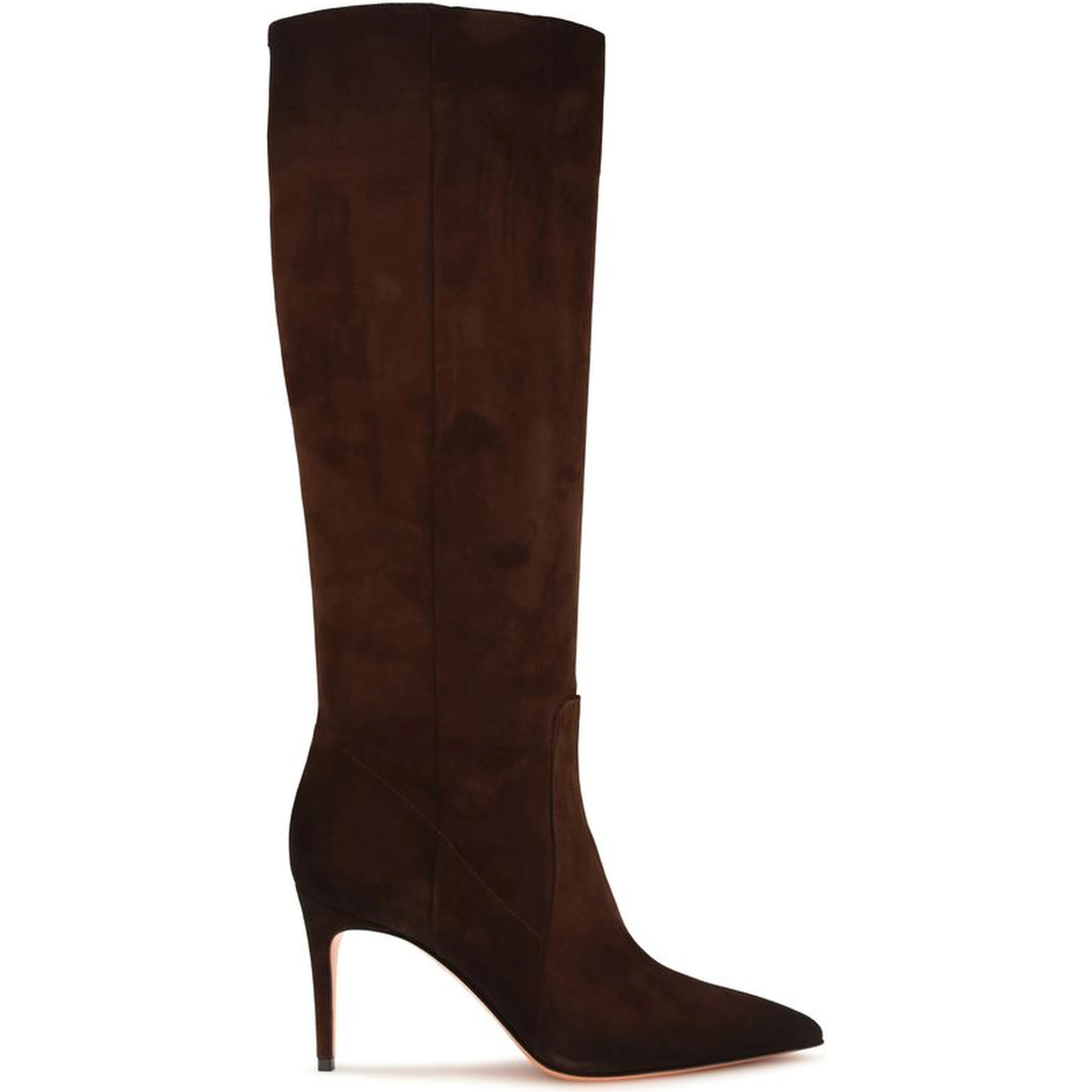 Brown Calf Leather Bos Taurus High Heel Boots
