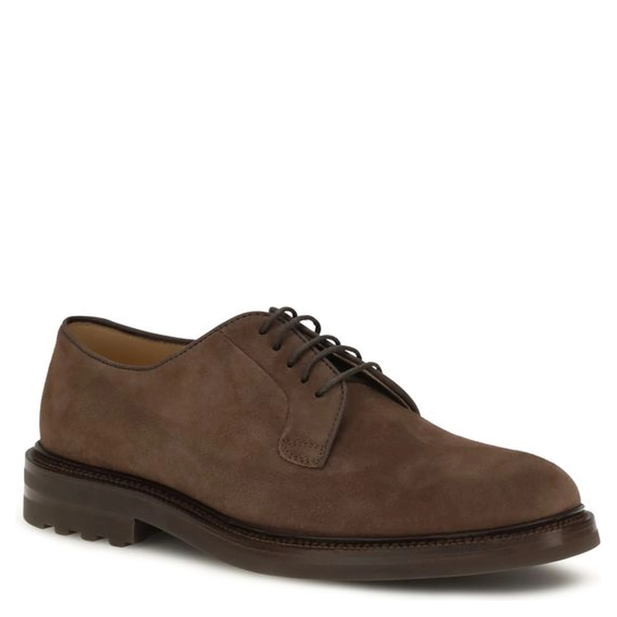 Brown Calf Leather Bos Taurus Oxfords And Derbies