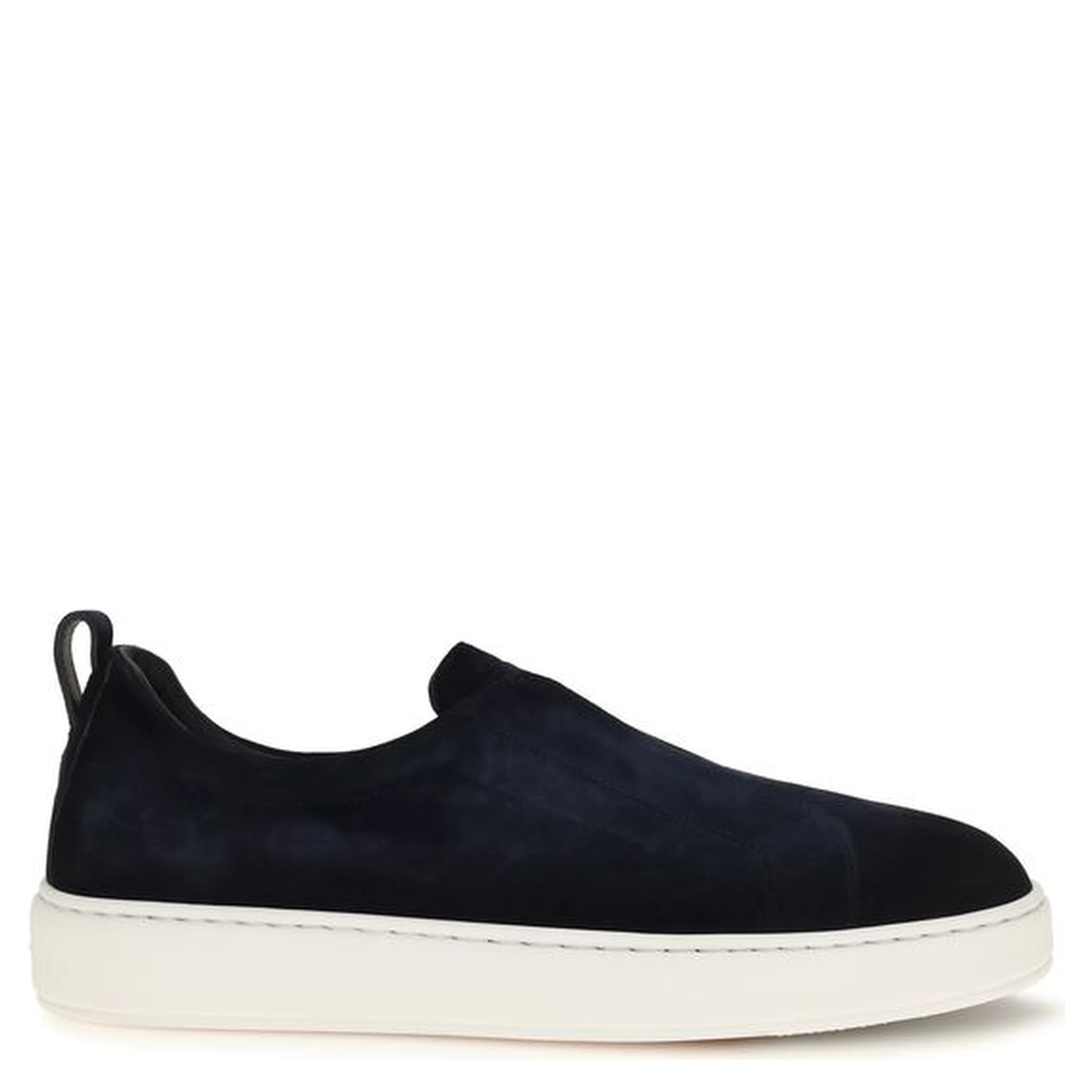Blue Calf Leather Bos Taurus Sneakers