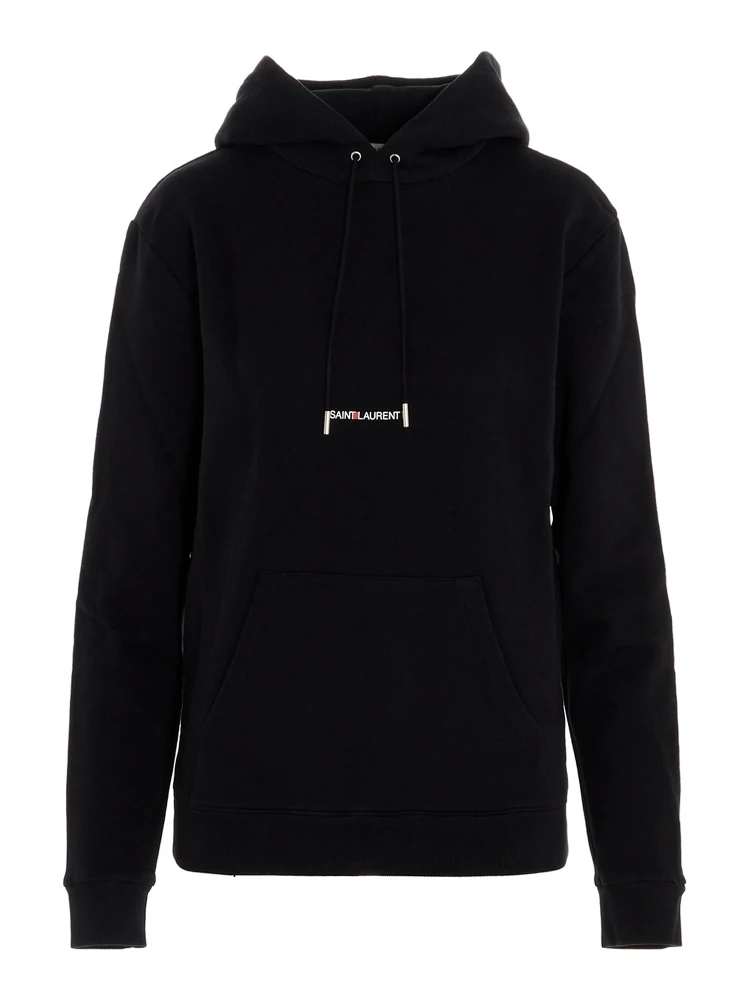 Black Cotton Sweatshirt
