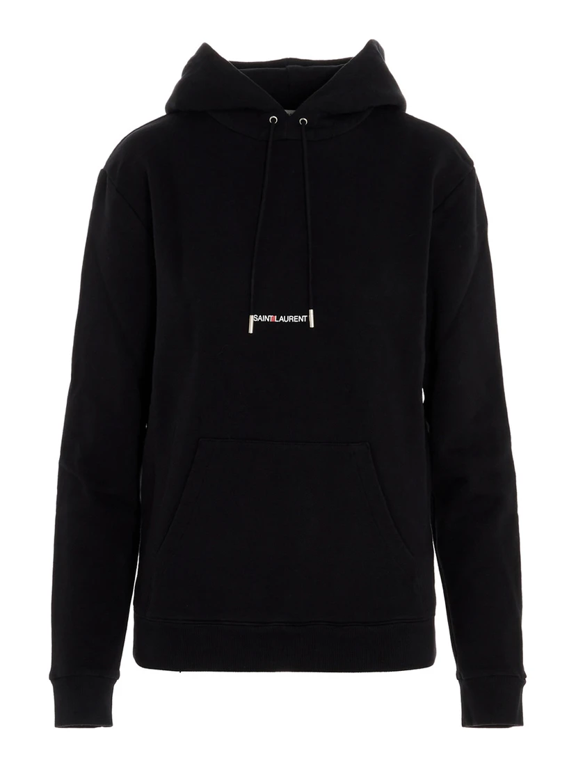Black Cotton Sweatshirt
