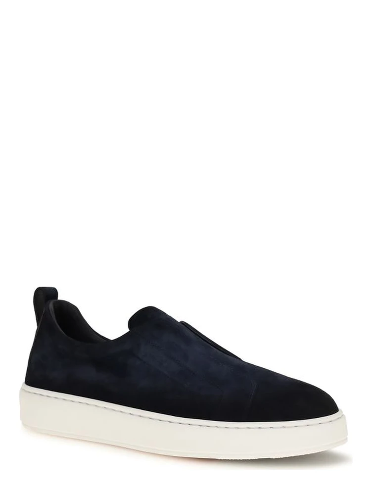 Blue Calf Leather Bos Taurus Sneakers alternative