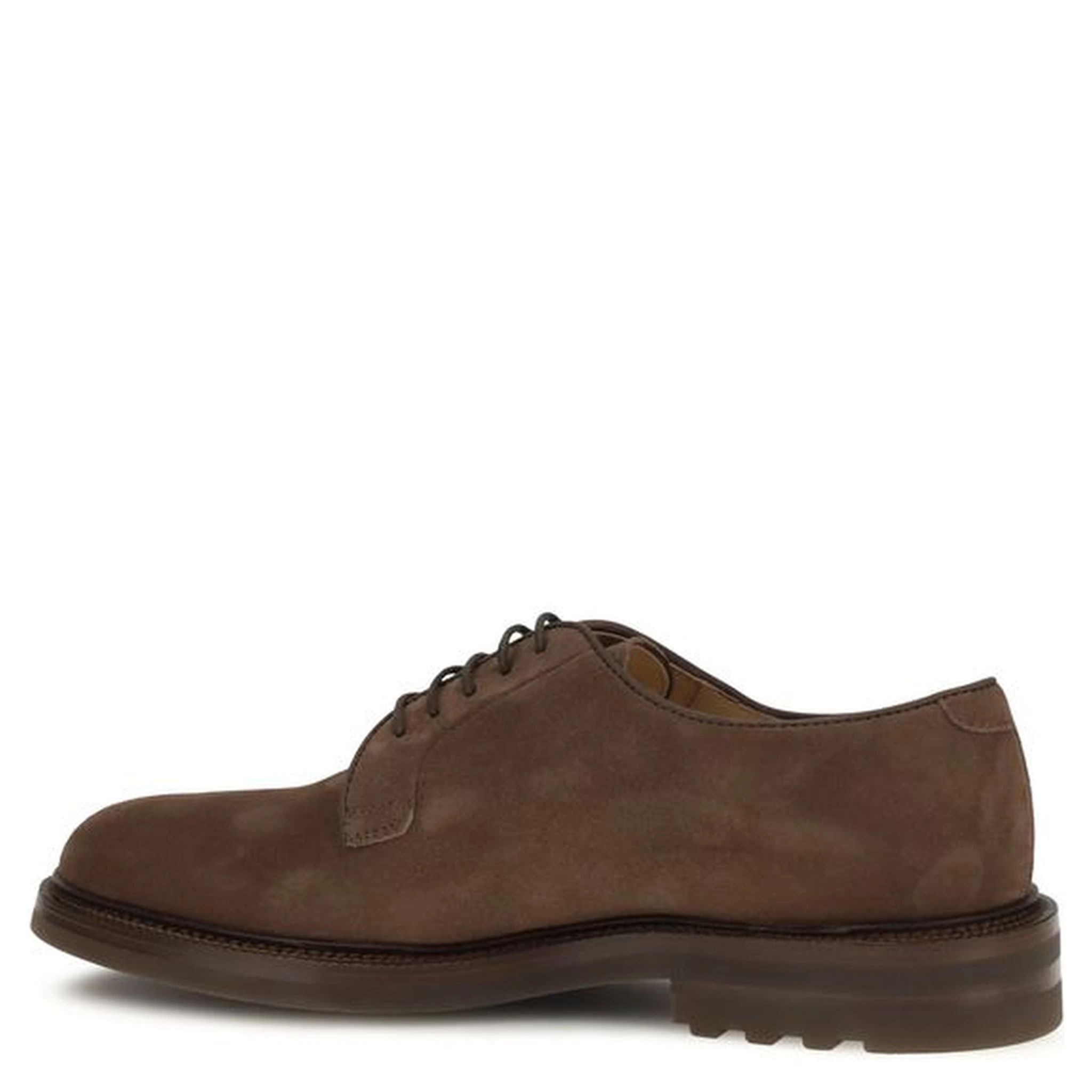 Brown Calf Leather Bos Taurus Oxfords And Derbies