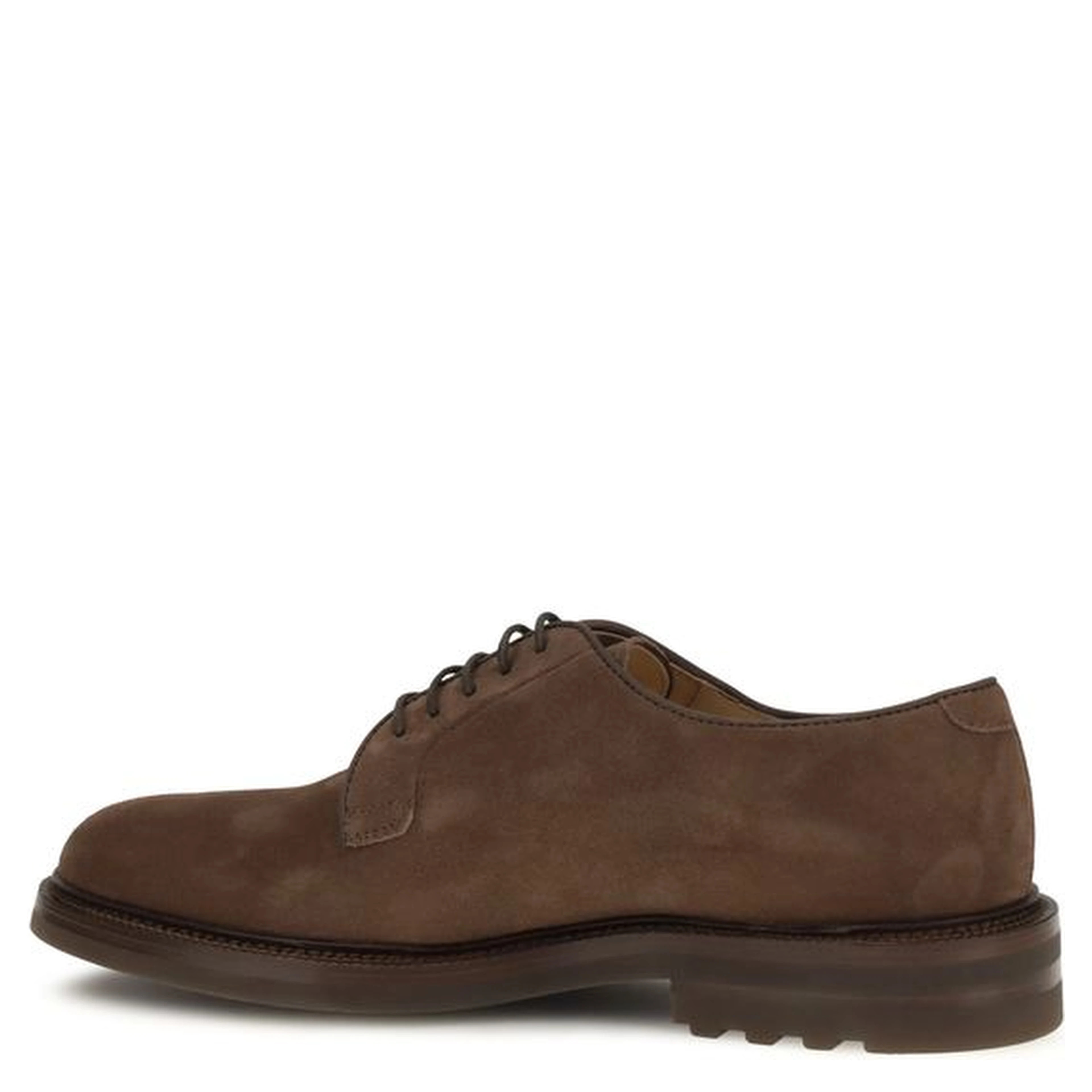 Brown Calf Leather Bos Taurus Oxfords And Derbies
