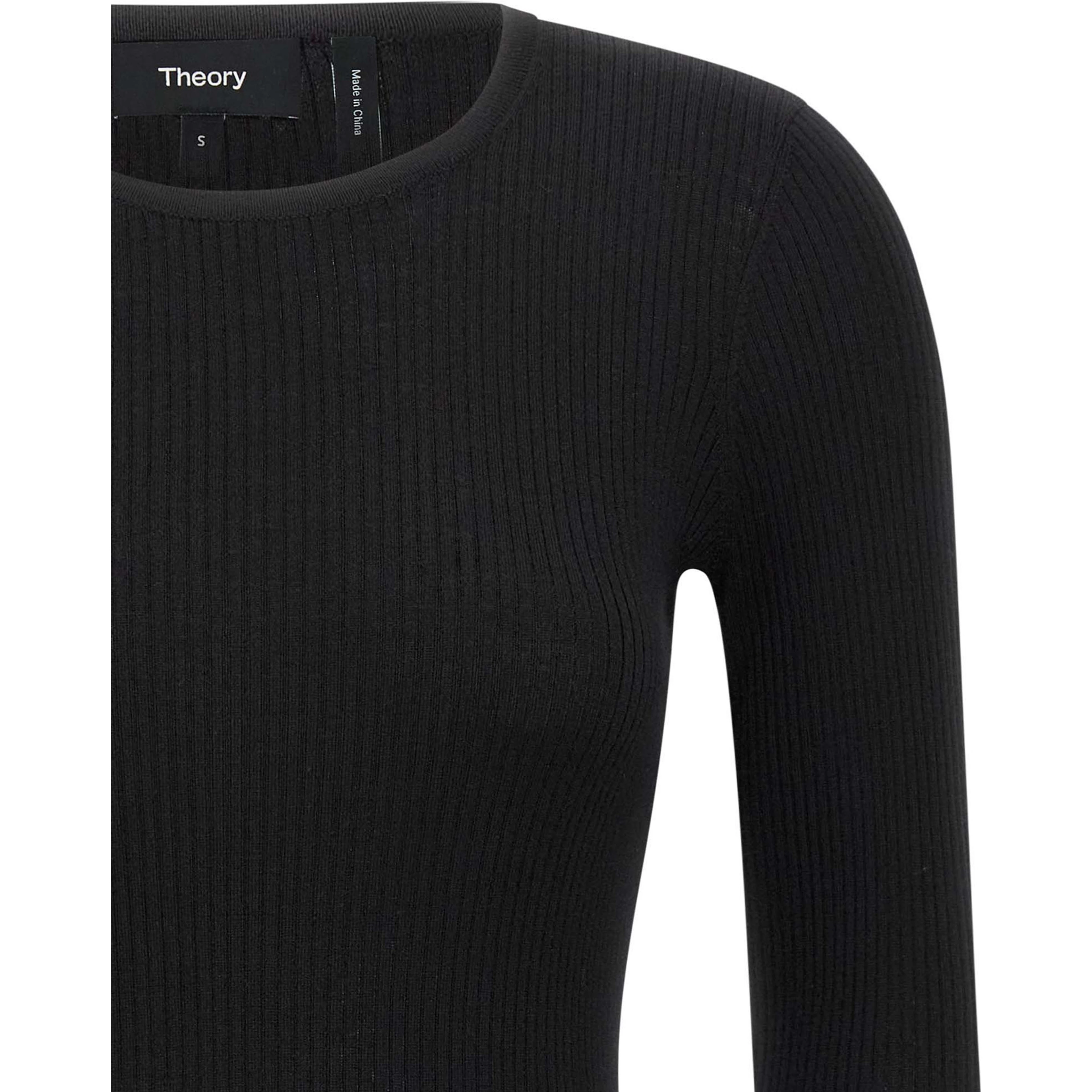 Black Merino Wool Cardigan