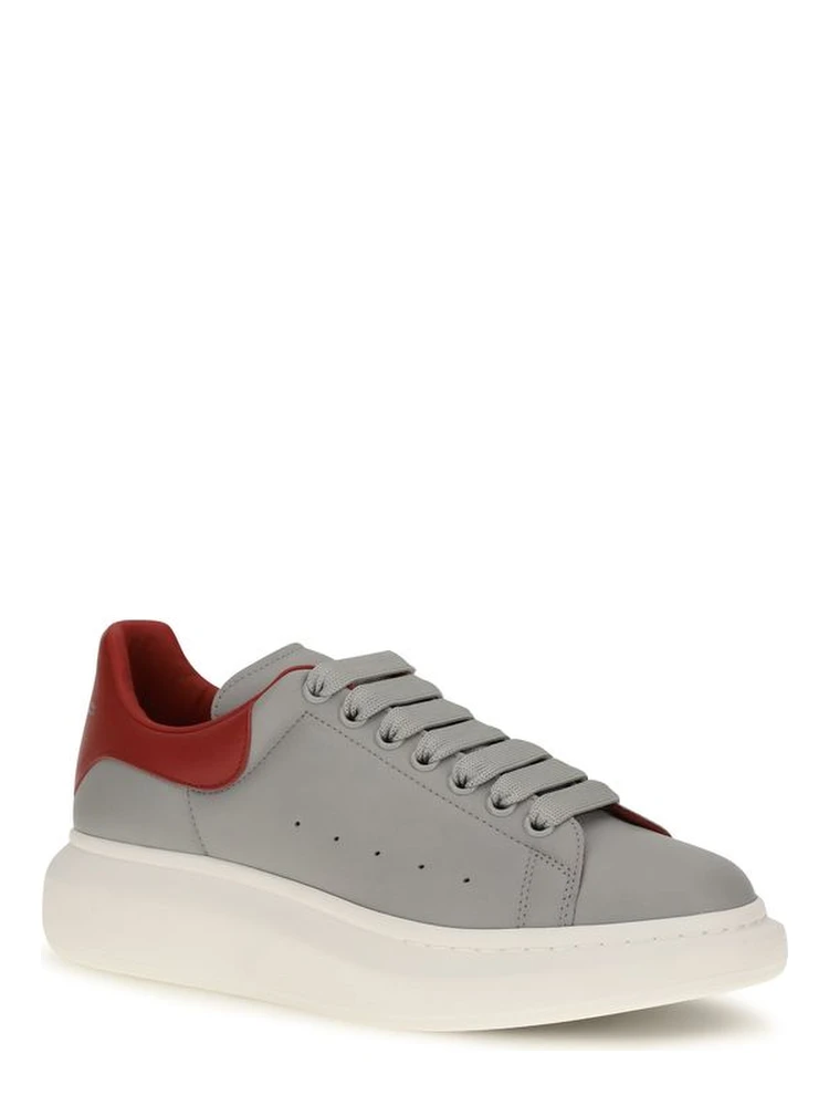 Gray Calf Leather Bos Taurus Platform Sneakers alternative