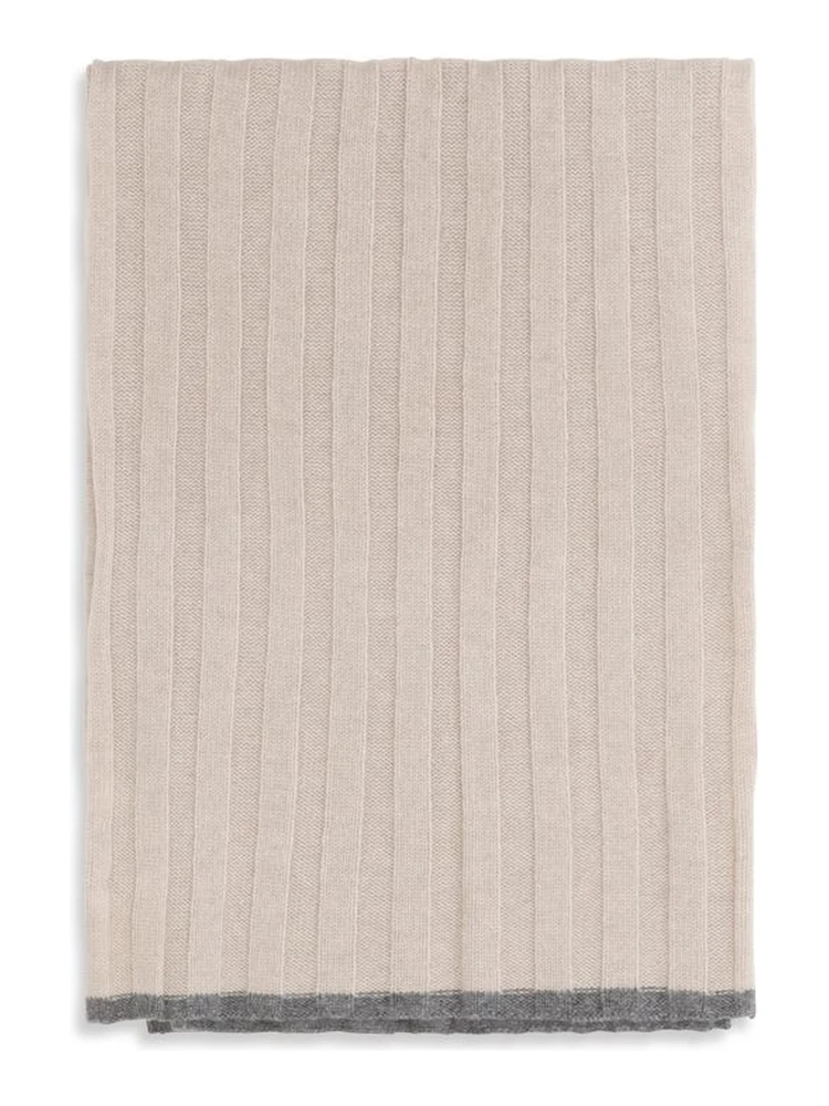 Beige Cashmere Scarf
