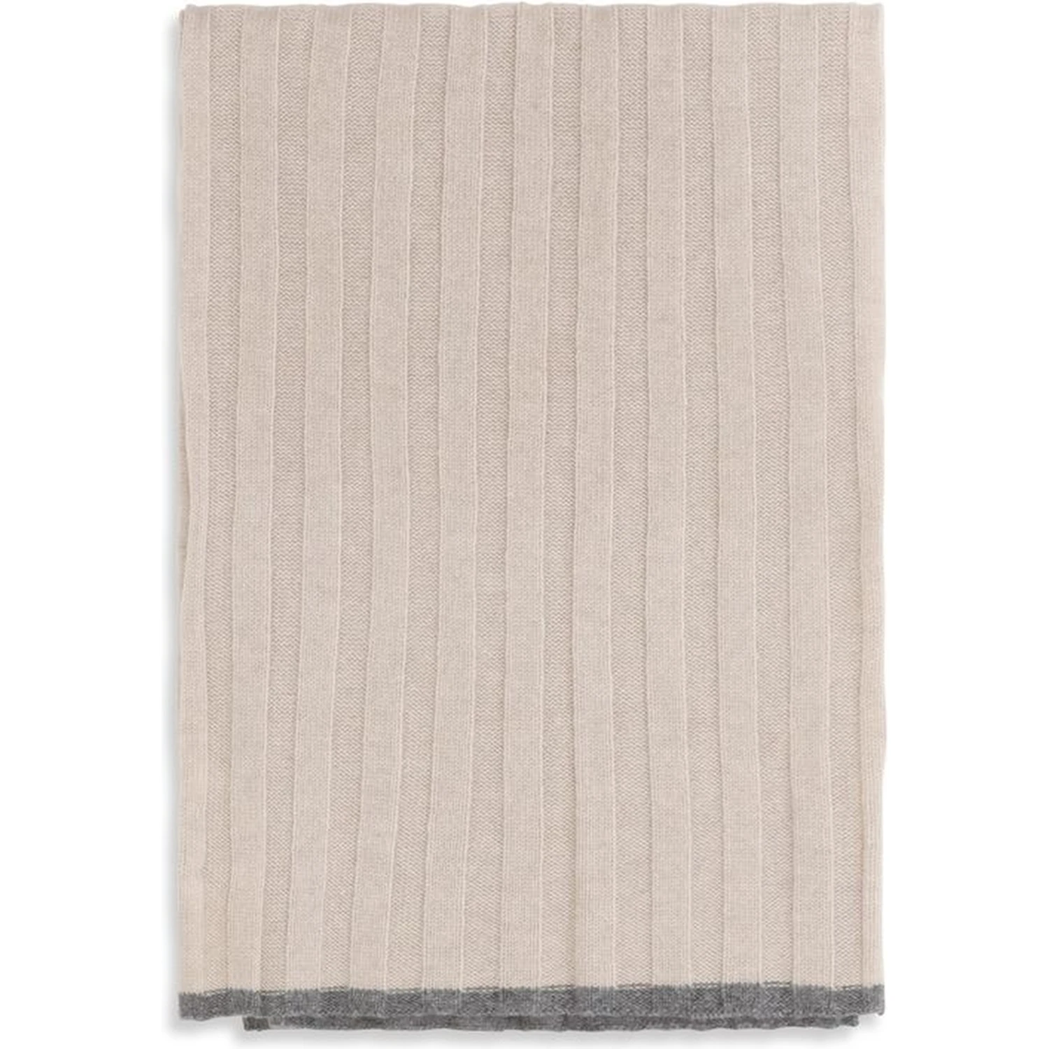 Beige Cashmere Scarf