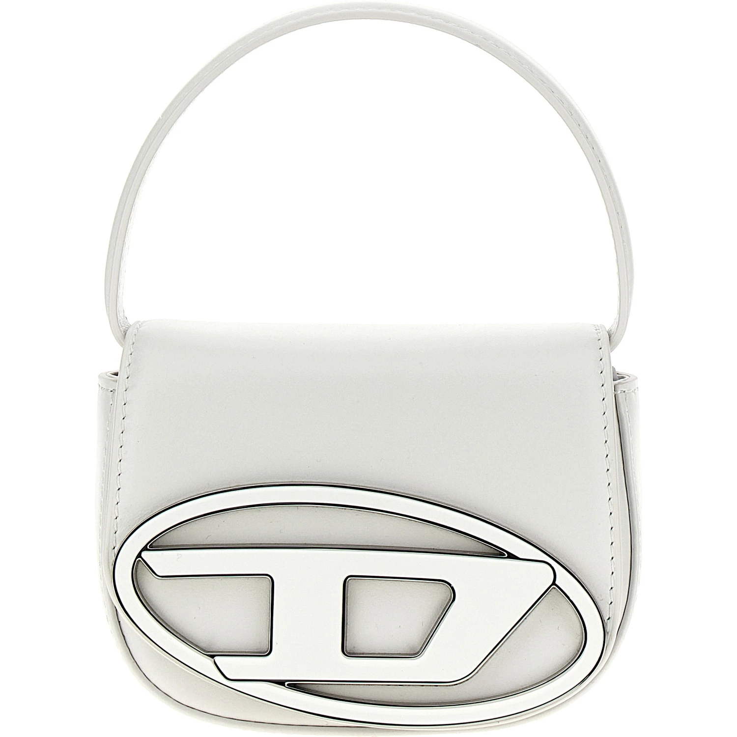 White Cowhide Handbag