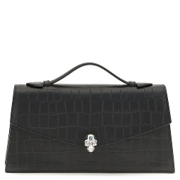 Black Calf Leather Bos Taurus Shoulder Bag