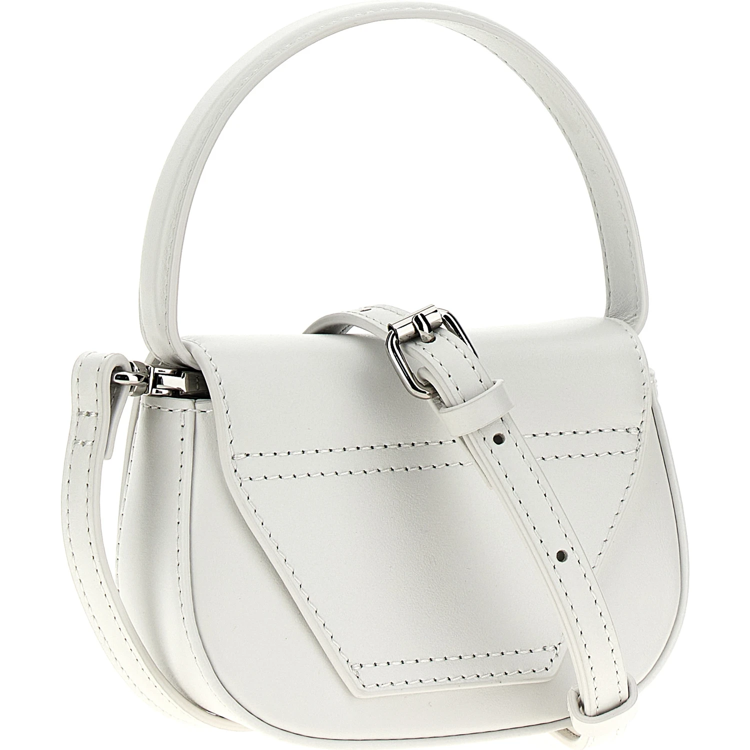 White Cowhide Handbag