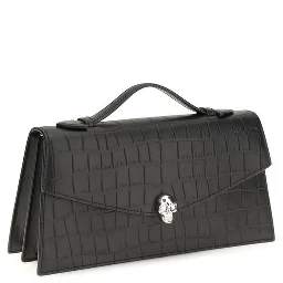 Black Calf Leather Bos Taurus Shoulder Bag