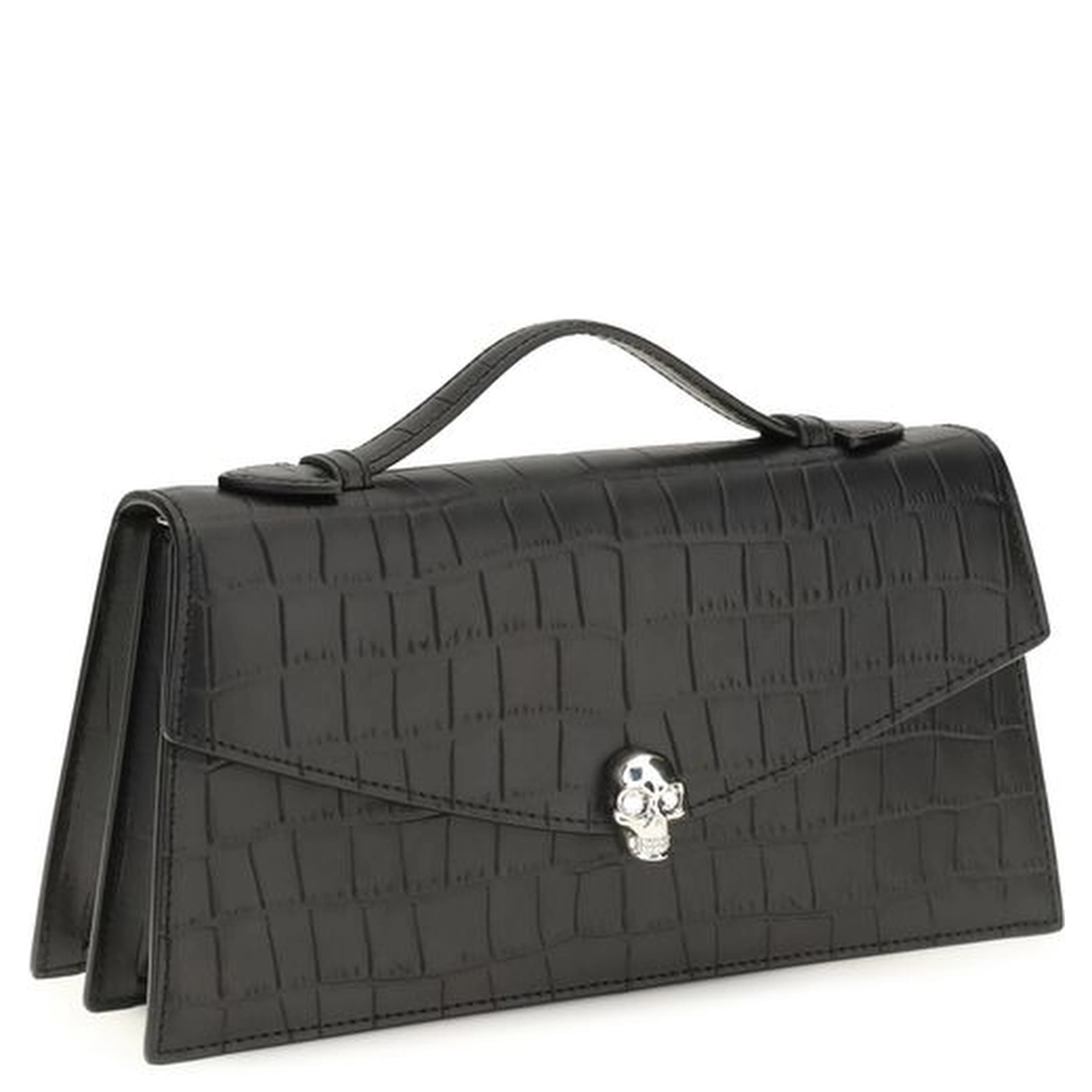 Black Calf Leather Bos Taurus Shoulder Bag