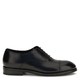 Black Calf Leather Bos Taurus Oxfords And Derbies