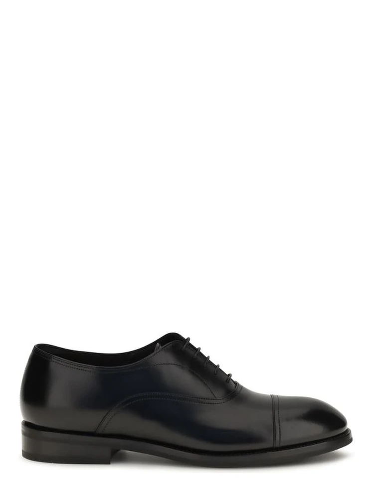 Black Calf Leather Bos Taurus Oxfords And Derbies